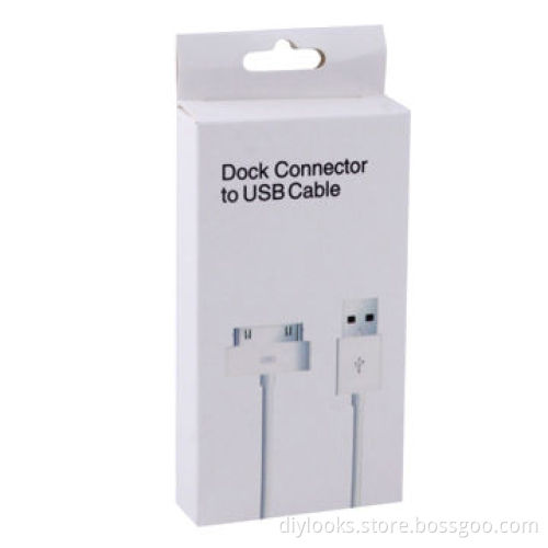 Exquisite Carton Packaging for USB Data Cable (50pcs in One Packaging, the Price is for 50pcs)New